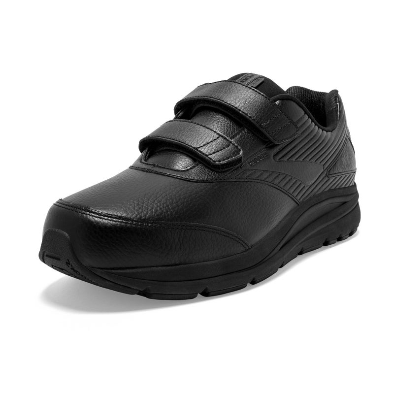 Brooks Men's Addiction Walker V-Strap 2 Walking Shoe - Black/Black - 9 X-Wide - Image 1